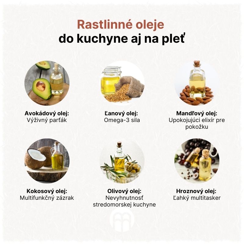 (Slovenčina) Rostlinné oleje do kuchyně i na pleť